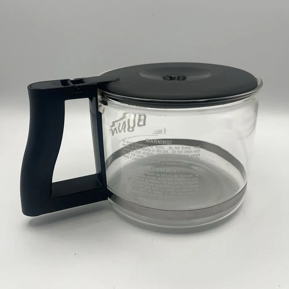 Bunn Coffee Carafe Replacement 10 Cup Pot Black Glass Drip Free